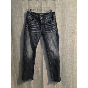 Men's Salvage Jeans 31x32 Dark‎ Wash Blue